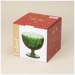 Креманка Celebration Green 11x11x10 см – Элегантная посуда для десертов, 1 шт.