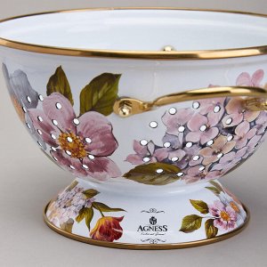 Эмалированный дуршлаг 20 см, серия Фландрия, 1 шт.
