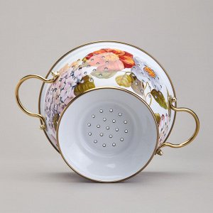 Эмалированный дуршлаг 20 см, серия Фландрия, 1 шт.