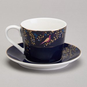 Кофейный набор "Golden Birds" на 2 персоны, 4 предмета, объем 120 мл, 1 шт.