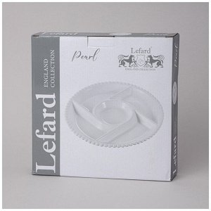 Элегантная круглая менажница "Pearl" с 6 секциями (26,5 см), 1 шт.