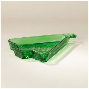 Элегантное блюдо Celebration Green 20,5x16x2,5 см для сервировки
