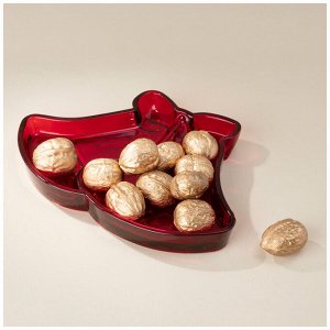 Элегантная менажница Celebration Red 23,5x16,5x2,6 см для сервировки, 1 шт.