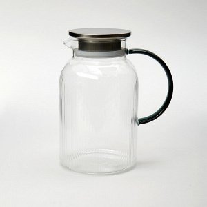 Элегантный кувшин 1,6 л из стекла с ручкой, 1 шт.
