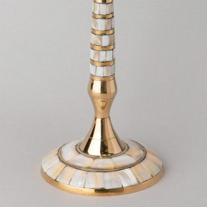 Элегантный подсвечник на 5 свечей, 26x26x31 см - Идеальный акцент для вашего интерьера, 1 шт.