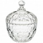 Элегантная сахарница 750 мл с крышкой (16.5x16.5x19.5 см), 1 шт.