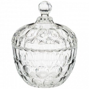 Элегантная сахарница 750 мл с крышкой (16.5x16.5x19.5 см), 1 шт.