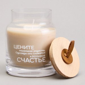 СВЕЧА В БАНОЧКЕ "NATURE" ПРЯНИЧНЫЙ ЧЕЛОВЕЧЕК 8,5*10 СМ, УПАКОВКА 6 ШТ., 1 шт.
