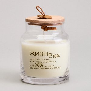 СВЕЧА В БАНОЧКЕ "NATURE" С АРОМАТОМ ЯГОД 8,5*10 СМ, УПАКОВКА 6 ШТ., 1 шт.