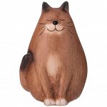 Фигурка &quot;Очаровательный Кот&quot; 12,5x11,5x19 см - Идеальный Подарок для Любителей Животных, 1 шт.