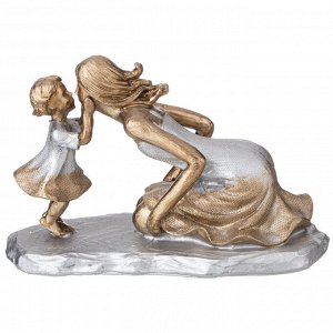 Статуэтка "Мама и Дочка" - Сердечная Связь, 15,5x6,5x10 см, 1 шт.