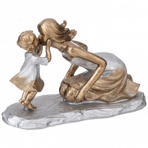 Статуэтка "Мама и Дочка" - Сердечная Связь, 15,5x6,5x10 см, 1 шт.