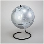 Глобус настольный 14,2x14,2x21,5 см – идеальный элемент декора и обучения, 1 шт.