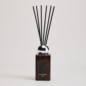 Ароматический диффузор "Luxury Velvet Rose & Oud" 100 мл - Элегантное благоухание для вашего дома, 1 шт.