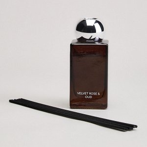 Ароматический диффузор "Luxury Velvet Rose & Oud" 100 мл - Элегантное благоухание для вашего дома, 1 шт.