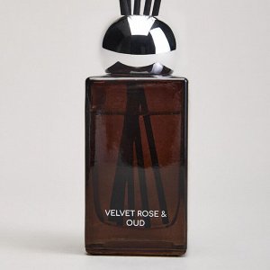 Ароматический диффузор "Luxury Velvet Rose & Oud" 100 мл - Элегантное благоухание для вашего дома, 1 шт.