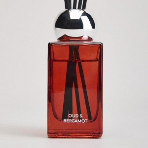 Ароматический диффузор "Luxury Oud & Bergamot" 100 мл - Элегантное наполнение вашего пространства, 1 шт.