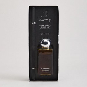 Ароматический диффузор "Luxury" - Черный янтарь и имбирная лилия, 100 мл, 1 шт.