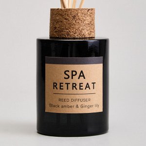 Ароматический диффузор "SPA Retreat" с черным амбером и лилией имбиря, 100 мл (12 шт.), 1 шт.