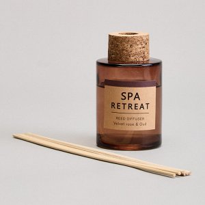 Ароматический диффузор "SPA RETREAT" с запахом Вельветовой Розы и Уда, 100 мл (12 штук в упаковке), 1 шт.