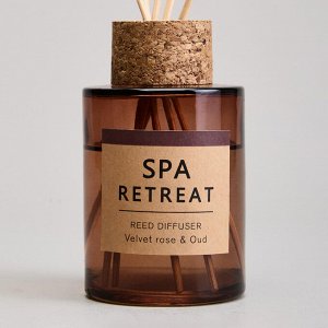 Ароматический диффузор "SPA RETREAT" с запахом Вельветовой Розы и Уда, 100 мл (12 штук в упаковке), 1 шт.