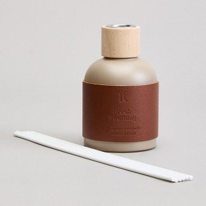 Ароматический диффузор "Leather" Fresh Soothing 150 мл - Создайте атмосферу уюта и спокойствия, 1 шт.