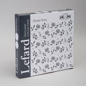 Элегантный набор обеденных тарелок "Flowers Story" - 2 шт. (25,5 см), 1 шт.