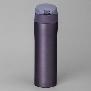 Термокружка AGNESS Beautiful 420 мл, вакуумная нержавеющая сталь 18/10 с медной прослойкой, герметичная крышка