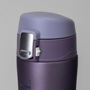 Термокружка AGNESS Beautiful 420 мл, вакуумная нержавеющая сталь 18/10 с медной прослойкой, герметичная крышка