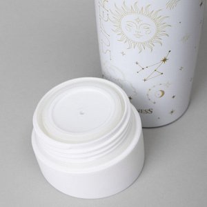 Термокружка Agness Supernova White 360 мл — вакуумная сталь 18/10, медная прослойка, крышка с кнопкой-стоппером