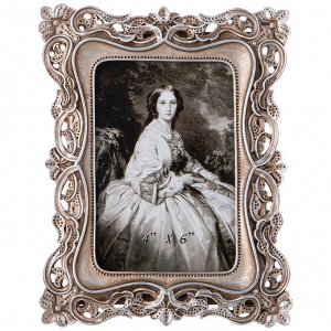 Элегантная фоторамка в стиле Рококо, 16,9x1,9x21,5 см - Коллекция "Рококо", 1 шт.