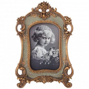 Элегантная фоторамка в стиле Рококо, 17,5x3,5x26,2 см, 1 шт.