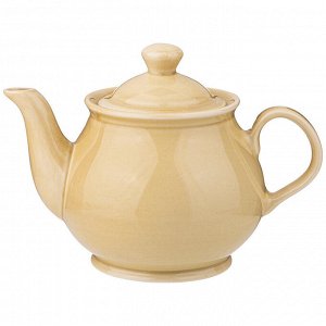 Фарфоровый чайник Lefard Tint 600 мл в нежном жёлтом цвете — уют и тепло вашего дома, 1 шт.