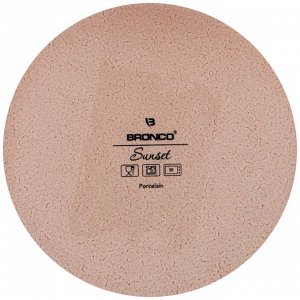 Фарфоровый чайник Bronco Sunset 1100 мл — ручная работа, матовая глазурь, тёплый бежевый, 1 шт.