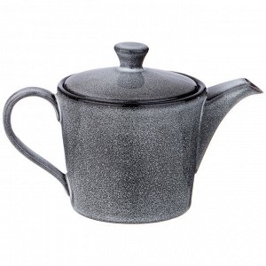 Чайник из высокотемпературного фарфора LEFARD GRAPHITE, 800 мл, с реактивной глазурью и уникальным графитовым оттенком, 1 шт.