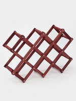Подставка для бутылок Доляна «Бордо», коричневая