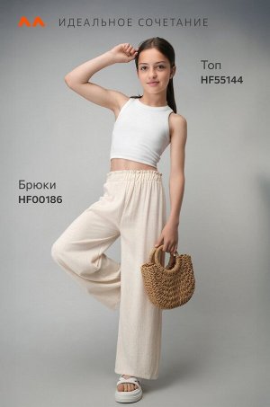 Льняные брюки для девочки Happyfox