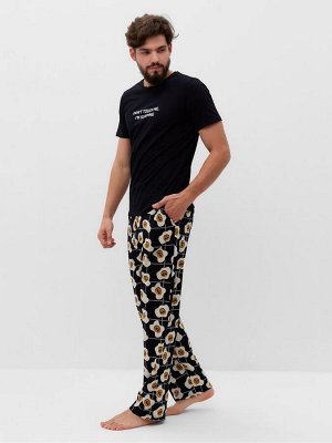 Пижама мужская KAFTAN "Good mo" размер, черный