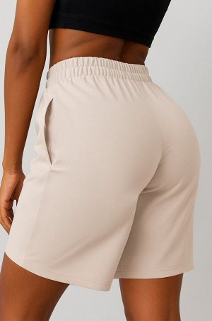 Женские шорты из футера двухнитки Happyfox