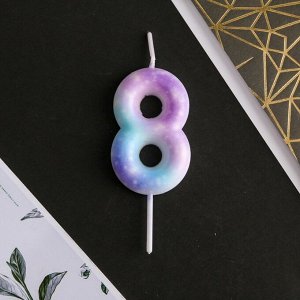 Свеча для торта, цифра «8», 5.5x8 см