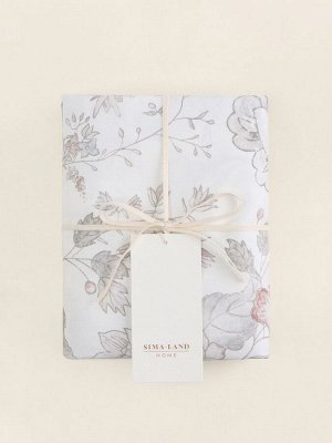 Комплект наволочек SL Home Flower glade, 70x70+3 см, 2 шт., сатин, хлопок 100%