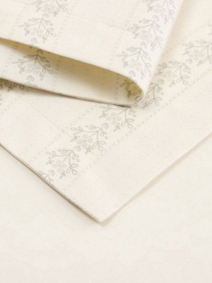 Комплект наволочек SL Home Floral pattern, 70x70+3 см, 2 шт., сатин, хлопок 100%