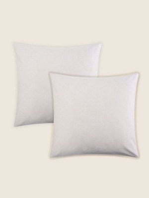Набор наволочек SL Home Beige 70*70 см - 2 шт, сатин, 140 гр/м2, 100% хлопок