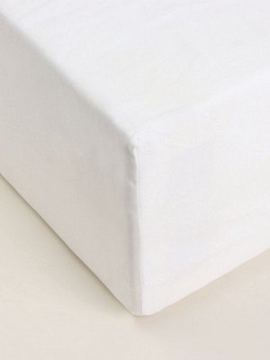Простыня на резинке SL Home Soft 180*200+30 см , сатин, 140 гр/м2, 100% хлопок