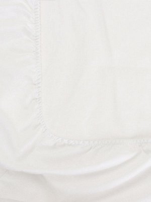 Простыня на резинке SL Home Natural color 90*200+30 см , сатин, 140 гр/м2, 100% хлопок