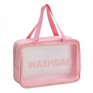 Kristaller Косметичка Washbag rectangular big, розовый