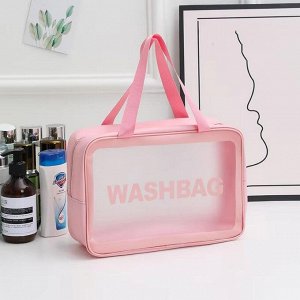 Kristaller Косметичка Washbag rectangular big, розовый