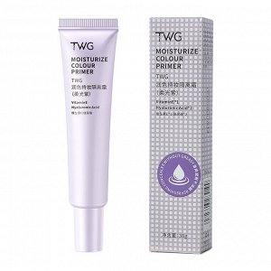 Фиолетовый праймер с витамином Е и гиалуроновой кислотой TWG Moisturize Color Primer