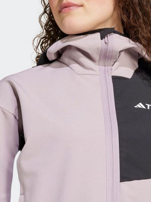 Фиолетовый - куртка adidas Terrex Multi Softshell для походов