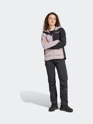 Фиолетовый - куртка adidas Terrex Multi Softshell для походов
